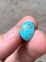 9.60ct Afghan Turquoise Cabochon – Delicate & Unique - Image 9