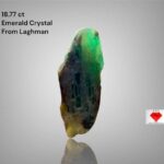 Rare 18.77ct Laghman Emerald Crystal – Collector’s Mineral