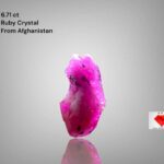 Unearth the Raw Beauty of a 6.71ct Afghan Ruby Crystal