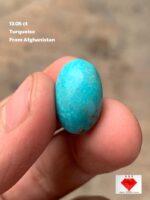 Elegant 13.05ct Afghan Turquoise Cabochon – Nature’s Masterpiece