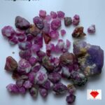 170.70ct Ruby Rough Lot – Natural Uncut Red Gemstones (29x16x11mm Avg.)