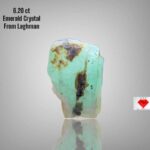 Raw Afghan Emerald Crystal: 6.20ct Laghman Gemstone