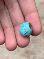 12.00ct Classic Afghan Turquoise Cabochon - Image 4