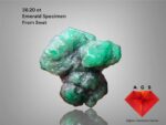 36.20-Carat Emerald Specimen from Swat: A Symmetrical Gem of Natural Elegance (22.50 × 22.47 × 11.50 mm)