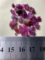 Vibrant Potential: 38.90ct Afghan Ruby Rough Lot with Strong Surface Area - Image 8