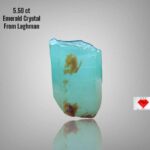 5.50ct Emerald Crystal from Laghman – Natural Afghan Emerald with Striking Form
