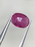 3.00ct Afghan Ruby – Oval-Cut Natural Red Gem (9x6x5mm) - Image 2