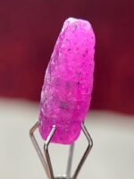 Sleek & Fiery: 4.260ct African Ruby Crystal in Natural Hexagonal Form - Image 3