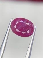 3.00ct Afghan Ruby – Oval-Cut Natural Red Gem (9x6x5mm) - Image 5