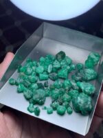 224ct Swat Emerald Rough Lot – Natural Green Crystals with Potential - Image 5
