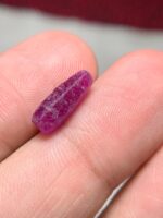 Sleek & Fiery: 4.260ct African Ruby Crystal in Natural Hexagonal Form - Image 6