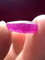 Sleek & Fiery: 4.260ct African Ruby Crystal in Natural Hexagonal Form - Image 8