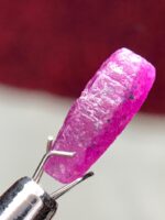 Sleek & Fiery: 4.260ct African Ruby Crystal in Natural Hexagonal Form - Image 10