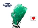 5.870 ct Swat Emerald Crystal – Compact, Vibrant, and 100% Natural