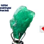 5.870 ct Swat Emerald Crystal – Compact, Vibrant, and 100% Natural