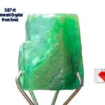 3.87ct Swat Emerald Crystal: A Compact Gem of Natural Elegance