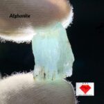 Most Rare 23.80 ct Fluorescent Afghanite crystal from Badakhshan, Afghanistan