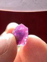 Elegant Simplicity: 3.62ct Afghan Ruby Crystal with Balanced Dimensions & Rich Color Potential - Image 2