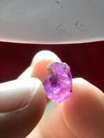 Elegant Simplicity: 3.62ct Afghan Ruby Crystal with Balanced Dimensions & Rich Color Potential - Image 6