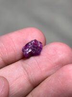 Elegant Simplicity: 3.62ct Afghan Ruby Crystal with Balanced Dimensions & Rich Color Potential - Image 9