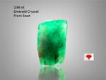 Natural Beauty in Miniature: 2.96ct Emerald Crystal from Swat Valley