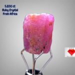 Raw Elegance: 5.830 ct African Ruby Crystal (9.45×6.71×6.58 mm) – Natural Power & Beauty
