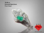 A Monumental 75.85-Carat Swat Emerald Specimen — A Geological Masterpiece
