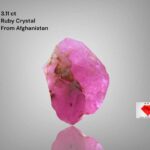 3.11ct Natural Ruby Crystal – Afghan Origin