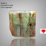 42.45ct Laghman Emerald Crystal – Square Cut Afghan Gem