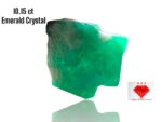 10.15ct Raw Afghan Emerald Crystal: Gemstone Collectors Piece