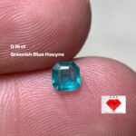 Rare Greenish-Blue Hauyne Gemstone: 0.16 ct Afghan Treasure