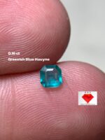 Rare Greenish-Blue Hauyne Gemstone: 0.16 ct Afghan Treasure