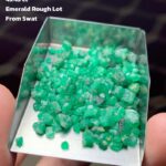 Showcasing a 45.45ct Rough Emerald Lot from Swat