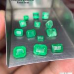 11.92 Carat Faceted Emerald Lot from Swat – Precision-Cut Himalayan Gemstones