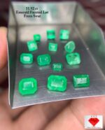 11.92 Carat Faceted Emerald Lot from Swat – Precision-Cut Himalayan Gemstones