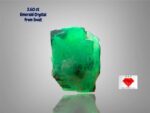 2.60ct Swat Emerald Crystal: Elegant Natural Formation with Vibrant Green Hues