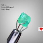 1.25 ct Swat Emerald Crystal: Rich Green Gemstone