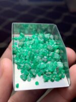 Showcasing a 45.45ct Rough Emerald Lot from Swat - Image 11