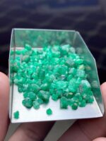 Showcasing a 45.45ct Rough Emerald Lot from Swat - Image 13