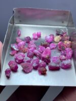 Afghan Ruby Rough Lot – Natural Red Gemstone Crystals - Image 6