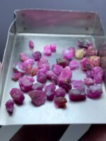 Afghan Ruby Rough Lot – Natural Red Gemstone Crystals - Image 7