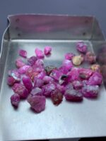 Afghan Ruby Rough Lot – Natural Red Gemstone Crystals - Image 9