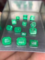 11.92 Carat Faceted Emerald Lot from Swat – Precision-Cut Himalayan Gemstones - Image 5