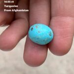 Discovering Afghan Turquoise: A Stunning 14.65 ct Cabochon