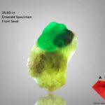 25.80ct Emerald Specimen from Swat – A Compact Crystal with Strong Natural Form