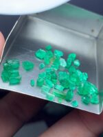 10.20ct Panjshir Emerald Rough Lot – Rare Green Gems (5.88 x 4.08 x 3.10mm) - Image 2