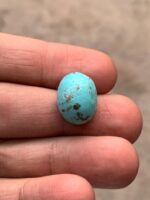 Discovering Afghan Turquoise: A Stunning 14.65 ct Cabochon - Image 3