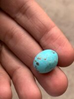 Discovering Afghan Turquoise: A Stunning 14.65 ct Cabochon - Image 6