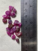 55.10ct Ruby Rough Lot from Afghanistan – Large Natural Gem Rough - Image 8