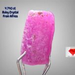 Unlocking the Beauty of a 4.740ct African Ruby Crystal: 11.14 x 6.26 x 5.25mm